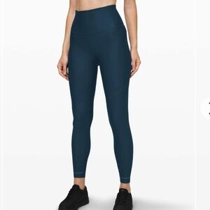 Lululemon Zoned In Tights. Jade Colour. Size 6